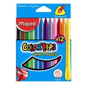 CRAYONES MAPED X12 PLASTICAS (862011)