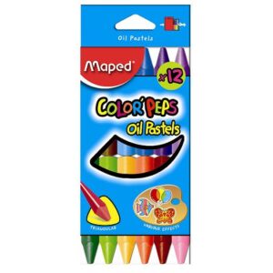 CRAYONES MAPED X12 PASTELES AL OLEO (864010)