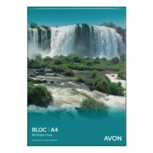 BLOCK LEDESMA AVON A4 PERFORADO X80H. LISO (100024)