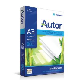 RESMA LEDESMA AUTOR 80 GRS A3 (DOBLE IRAM)(101094)