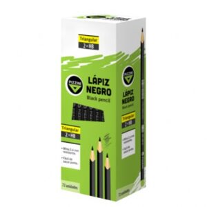 LAPIZ GRAFITO PIZZINI TRIANGULAR HB LARGOS X 72U. (LML10HBX72)