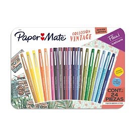 PLUMIGRAFO FLAIR PAPERMATE COLECCIÓN VINTAGE X24 0.7MM