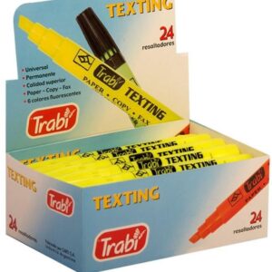 RESALTADOR TRABI TEXTING V/COLORES C/U (TR5712)