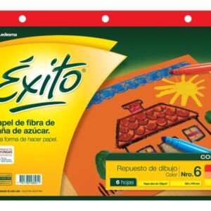 REPUESTO DE DIBUJO EXITO N°6 COLOR X 6H. (103215)