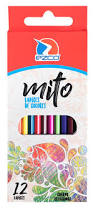LAPIZ COLOR EZCO MITO X12U. LARGO HEXAGONAL (172201)