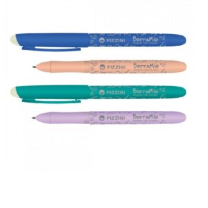 BOLIGRAFO PIZZINI BORRAMIO TINTA AZUL BORRABLE X12U C/U V/COLORES (B80AZ/TU/NA/VI)