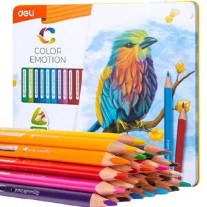 LAPIZ COLOR DELI EMOTION X 36U. LARGOS LATA (C00235)