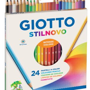 LAPIZ COLOR GIOTTO STILNOVO X24U. LARGOS (256600ES)