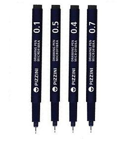 MARCADOR PIZZINI MICROFIBRA DRAWING PEN V/MEDIDAS (DP0.1NG/DP1.0NG/DP0.2NG)