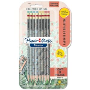 LAPICES GRAFITO VINTAGE PAPERMATE X8U HB#2 C/GOMA.2152222