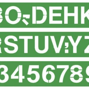 LETRAS Y NUMEROS PLANTEC HELVETICA PVC IMP. ALTURA:30MM (12230)
