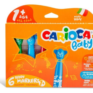 MARCADOR CARIOCA BABY OSITOS X 6U. (42815)