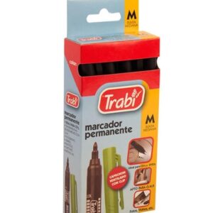 MARCADOR TRABI P/CD PUNTA MEDIANA 2MM C/U (9538)