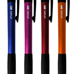 BOLIGRAFO RETRACTIL EZCO ATHOS X30U 1.0MM AZUL/NEGRO