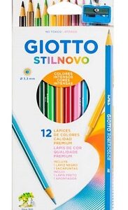 LAPIZ COLOR GIOTTO STILNOVO X12U. LARGOS + GRAF + SAC (256500ES)