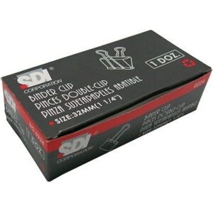 BINDER SDI NEGRO 32MM X 12U (0224)