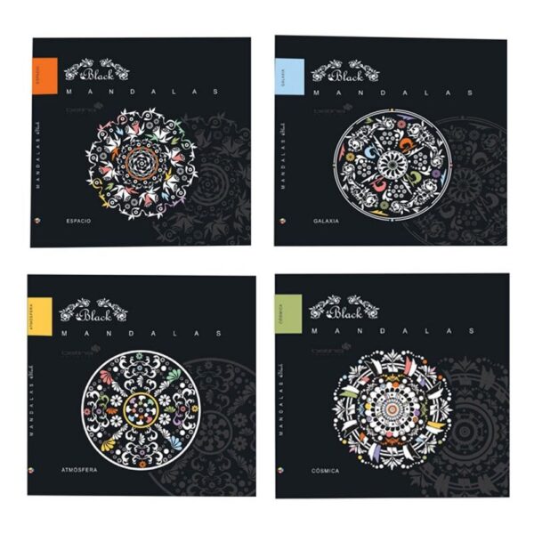 LIBRO PARA PINTAR MANDALAS BLACK EDITORIAL BETINA (2197)