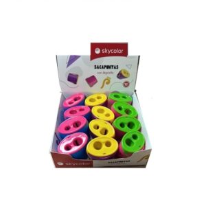 SACAPUNTAS SKYCOLOR  C/DEPOSITO X12U (TCR3308C)