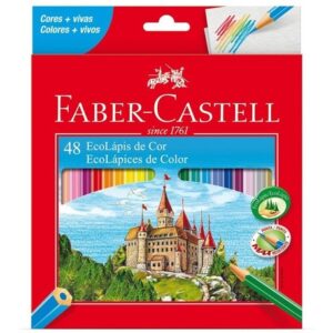 LAPIZ COLOR FABER CASTELL ECOLAPIZ X48U. LARGOS (7340/212148)