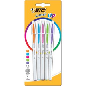 BOLIGRAFO BIC CRISTAL UP 1.2MM BLISTER X5U (942004)