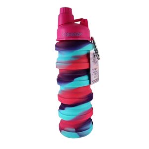 BOTELLA CRESKO PLEGABLE SILICONA C/SORBETE V/MODELOS. (CK751-CK741-CK750-CK749)