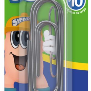 CLIP SIFAP METALICO Nº10 BLISTER X 5U. (2300110300)