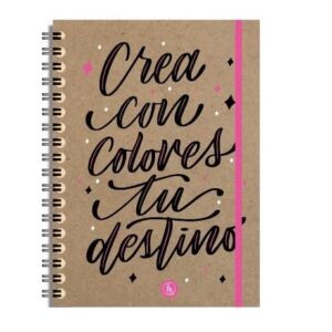CUADERNO REYSA LINEA KRAFT BULLET TAPA DURA 15X21 80H C/ESP (1002)