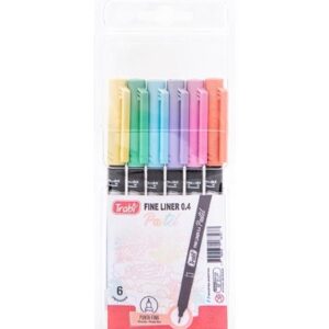 MICROFIBRA TRABI FINE P/METAL AL AGUA X6U. PASTEL C/CLIP (8727)