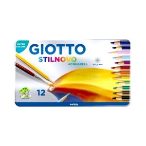 LAPIZ COLOR GIOTTO STILNOVO ACUARELABLE X12U. LATA (256200OT)