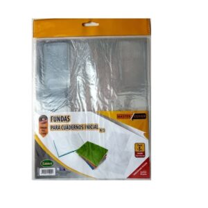 FUNDA LAMA P/CUADERNO N°3 X 3U. PVC (4126X3)