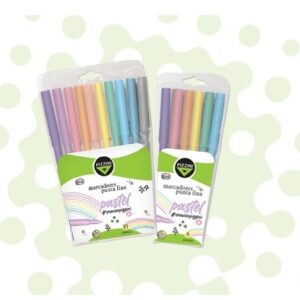 MARCADOR PIZZINI PASTEL PUNTA FINA X 10U. COLORES SURTIDOS (8010P)