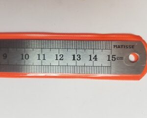 REGLA MATISSE DE ACERO X15CM