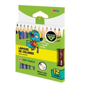 LAPIZ COLOR PIZZINI TRIANGULAR X12U. (LML2712)