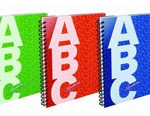 CUADERNO RIVADAVIA 21X27 ABC PP X100H V/COLORES RAYADO (359556)