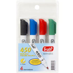MARCADOR TRABI 450 PIZARRA SURT. X4U. (TR6935)