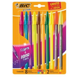 BOLIGRAFO BIC FASHION BL X10 (8+2 INTENSO NEON GRATIS) (950754)