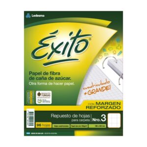REPUESTO EXITO C/MARGEN REFORZADO X96 H RAYADO (100890)