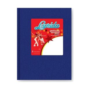 CUADERNO LAPRIDA FORRADO X50H T/C V/COLORES RAYADO (613026)