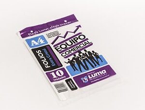 FOLIO LUMA A4 EXTRA CRISTAL PP X 10U. (31-30)
EQUIPO COMERCIAL