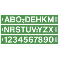 LETRAS Y NUMEROS PLANTEC HERVETICA PVC IMP. ALTURA:80MM (2280)