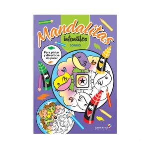 LIBRO PARA PINTAR MANDALITAS INFANTILES EDITORIAL BETINA (2300)