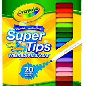 MARCADOR CRAYOLA SUPERTIPS LAVABLE X20U. (0000588106)