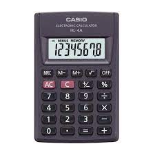 CALCULADORA CASIO HL-4A DE BOLSILLO