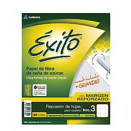 REPUESTO EXITO C/MARGEN REFORZADO X96H CUADROS GRANDES (104079)