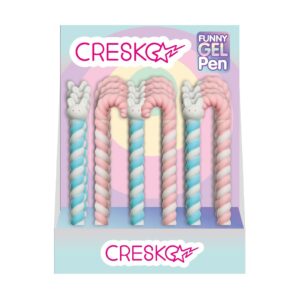 BOLIGRAFO CRESKO GEL MALVAVISCOS C/U (CK397)