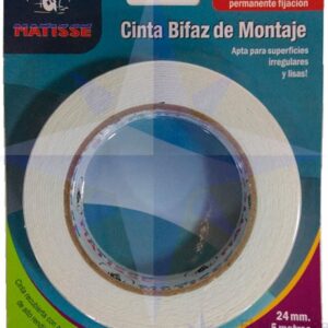CINTA MATISSE BIFAZ DE MONTAJE 24MM X 5MTS (1491)