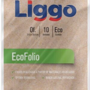 FOLIO ECO LIGGOTRADE OFICIO P/COLGAR X10 (320-1110)