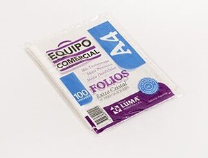 FOLIO LUMA A4 EXTRA CRISTAL/GOFRADO PP X 100U. (31-31) EQUIPO COMERCIAL