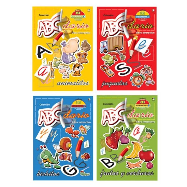 LIBRO ABCDARIO C/STICKERS EDITORIAL BETINA (2060)
