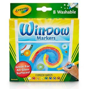 MARCADOR CRAYOLA WINDOW P/ VIDRIO X 8(5881650202)